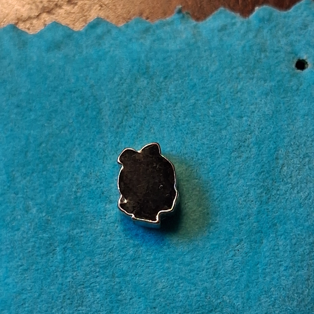 Origami Owl Black And Silver Girl silhouette Charm
